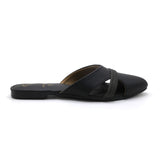 Valuable Women's Backless Pump - Black, Women Backless Pumps, Chase Value, Chase Value