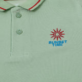 Eminent Boys Half Sleeves Polo T-Shirt - Greyish Green, Boys T-Shirts, Eminent, Chase Value