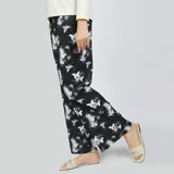 Women's Printed Trouser - Black, Women Pants & Tights, Chase Value, Chase Value