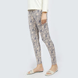 Women's Printed Tight - Grey, Women Pants & Tights, Chase Value, Chase Value