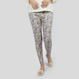 Women's Printed Tight - Grey, Women Pants & Tights, Chase Value, Chase Value