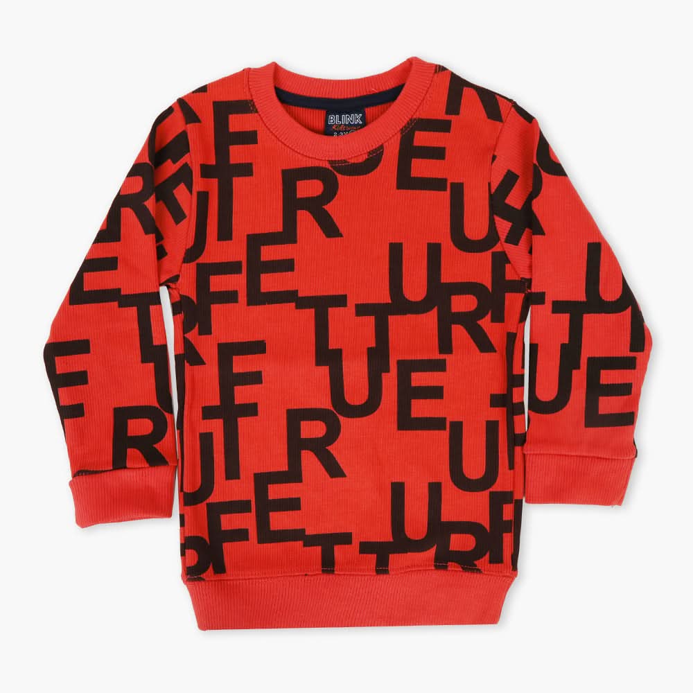 Boys Sweatshirt - Orange, Boys Hoodies & Sweat Shirts, Chase Value, Chase Value
