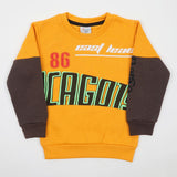 Boys Full Sleeves Round Neck Sweatshirt - Yellow, Boys Hoodies & Sweat Shirts, Chase Value, Chase Value