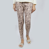 Women's Printed Tight - Brown, Women Pants & Tights, Chase Value, Chase Value
