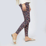 Women's Printed Tight - Purple, Women Pants & Tights, Chase Value, Chase Value