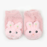 Newborn Fur Silicon Socks - Tea Pink, Newborn Caps, Shoes & Socks, Chase Value, Chase Value