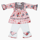 Girls Embroidered Shalwar Suit - Pink, Girls Shalwar Kameez, Chase Value, Chase Value