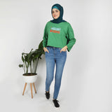 Women's Full Sleeves T-Shirt - Green, Women T-Shirts & Tops, Chase Value, Chase Value