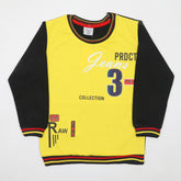 Boys Full Sleeve SweatShirt - Yellow, Boys Hoodies & Sweat Shirts, Chase Value, Chase Value
