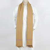 Men's Shawl - Light Brown, Men's Shawls & Mufflers, Chase Value, Chase Value