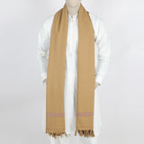Men's Shawl - Light Brown, Men's Shawls & Mufflers, Chase Value, Chase Value