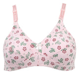 Women's Cotton Printed Bra - Pink, Women Bras, Chase Value, Chase Value