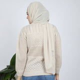 Eminent Women's Full Sleeves Sweater - Oatmeal, Women Sweaters, Eminent, Chase Value