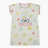 Women's Long Nighty T-Shirt - Lemon, Women Night Suit, Chase Value, Chase Value