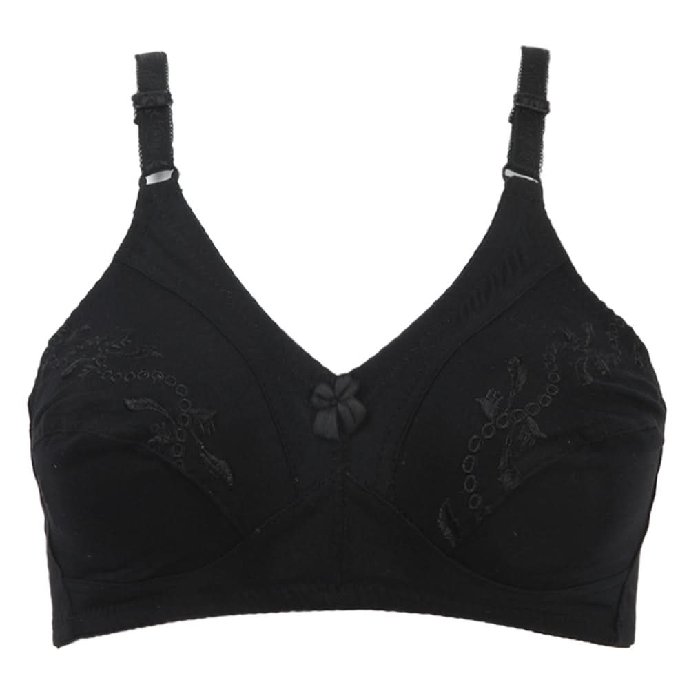 Women's Cotton Bra - Black, Women Bras, Chase Value, Chase Value