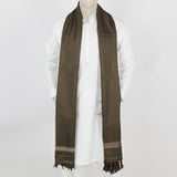 Men's Shawl - Dark Brown, Men's Shawls & Mufflers, Chase Value, Chase Value