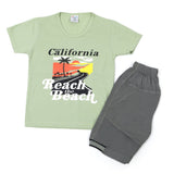 Boys Half Sleeves Short Suit - Sea Green, Boys Sets & Suits, Chase Value, Chase Value