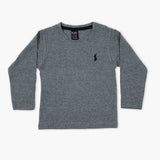 Boys Full Sleeves T-Shirt - Grey, Boys T-Shirts, Chase Value, Chase Value