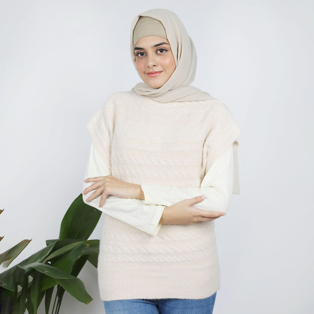 Eminent Women's Full Sleeves Sweater - Oatmeal, Women Sweaters, Eminent, Chase Value