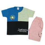 Boys Half Sleeves Short Suit - Blue, Boys Sets & Suits, Chase Value, Chase Value