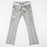 Girls Denim Pant - Light Grey, Girls Pants & Capri, Chase Value, Chase Value