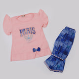 Girls Tight Half Sleeves Suit - Pink, Girls Suits, Chase Value, Chase Value
