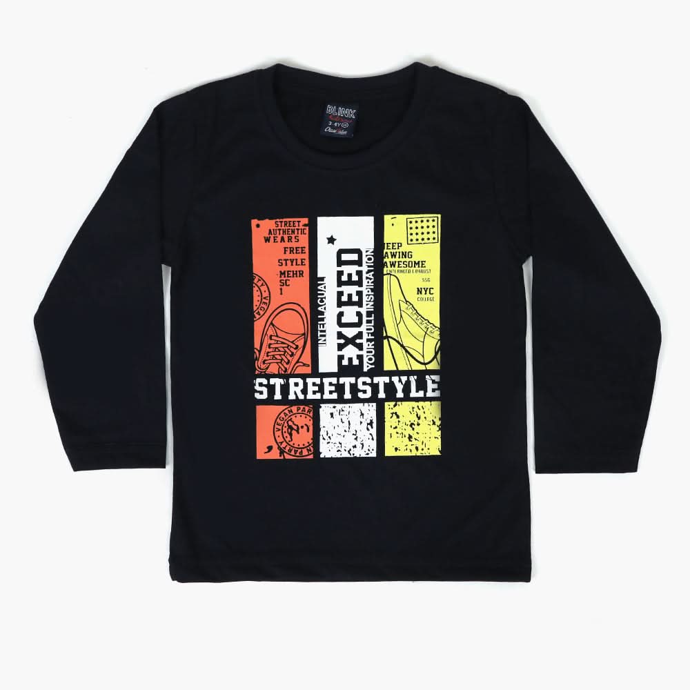 Boys T-Shirt - Navy Blue, Boys T-Shirts, Chase Value, Chase Value