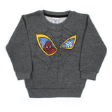 Boys Full Sleeves Round Neck T-Shirt - Grey, Boys T-Shirts, Chase Value, Chase Value