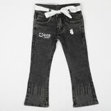 Girls Denim Pant - Dark Grey, Girls Pants & Capri, Chase Value, Chase Value