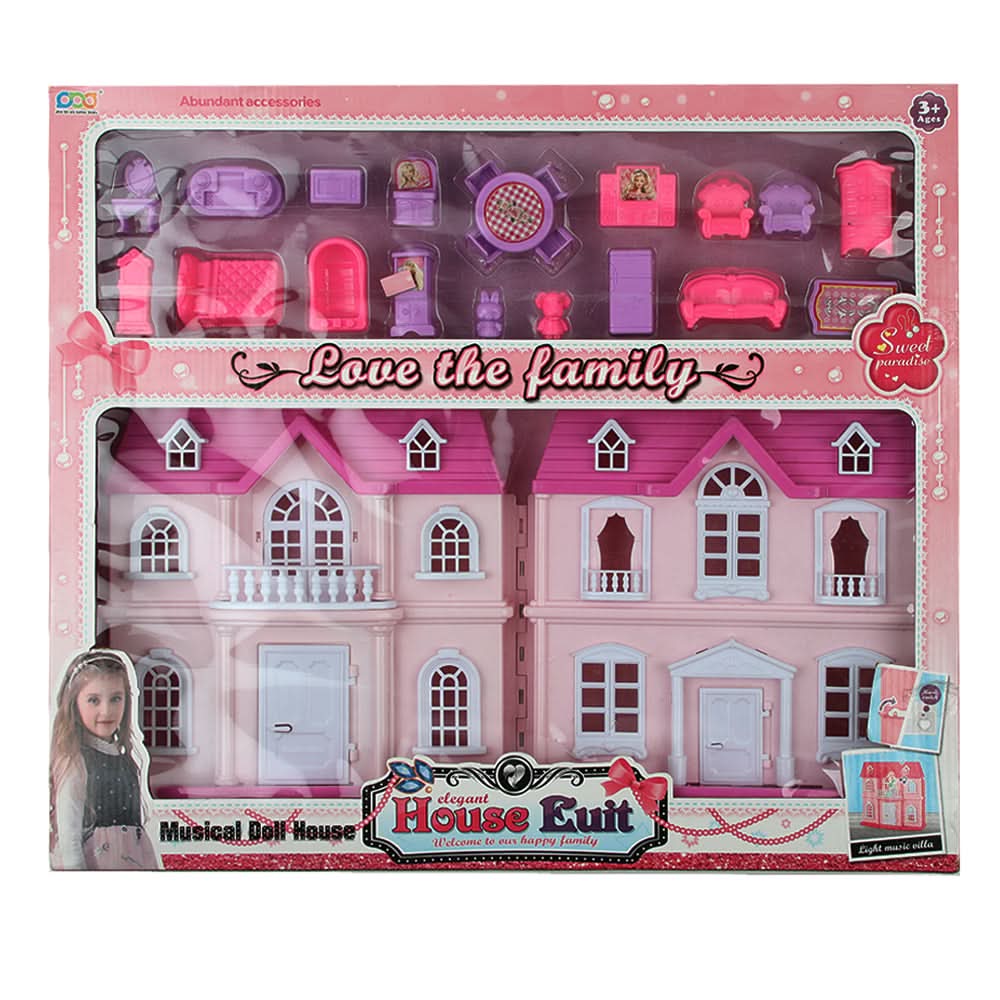 Musical Doll House - Multi Color, Dolls & House, Chase Value, Chase Value
