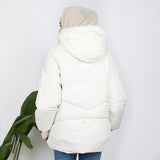 Women's Full Sleeves Jacket - Off White, Women Sweatshirts & Hoodies, Chase Value, Chase Value