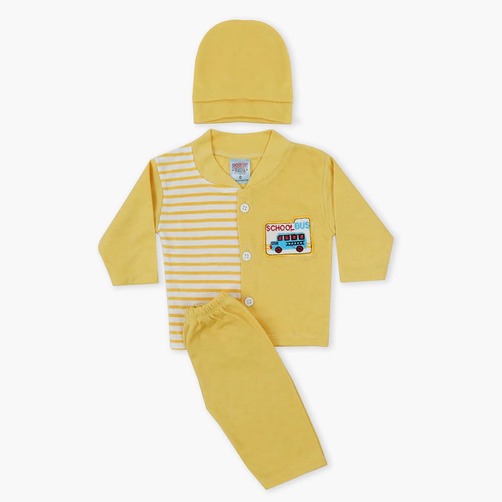 Newborn Boys Suit - Mustard, Newborn Boys Sets & Suits, Chase Value, Chase Value