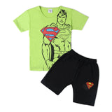 Boys Half Sleeves Suit - Green, Boys Sets & Suits, Chase Value, Chase Value