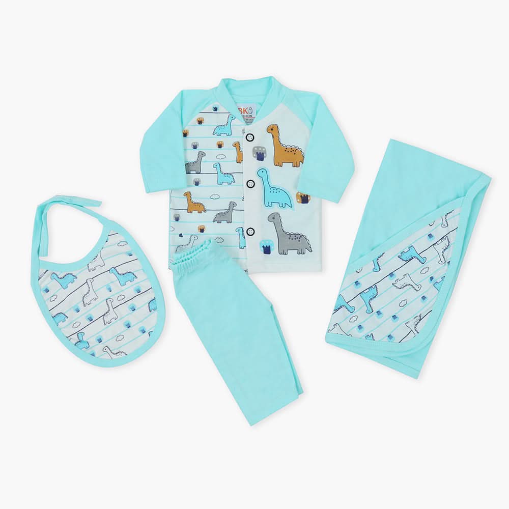 Newborn Gift Set - Cyan, Newborn Boys Sets & Suits, Chase Value, Chase Value