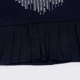 Girls Tight Half Sleeves Suit - Navy Blue, Girls Suits, Chase Value, Chase Value