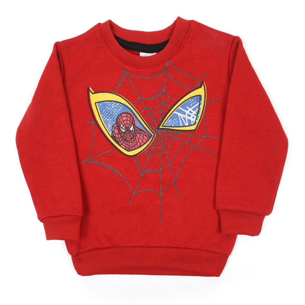 Boys Full Sleeves Round Neck T-Shirt - Red, Boys T-Shirts, Chase Value, Chase Value