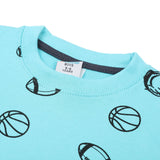 Boys Full Sleeve Sweatshirt - Sky Blue, Boys Hoodies & Sweat Shirts, Chase Value, Chase Value