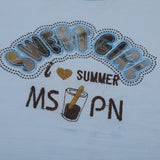 Girls Tight Half Sleeves Suit - Light Blue, Girls Suits, Chase Value, Chase Value