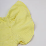 Girls Tight Half Sleeves Suit - Yellow, Girls Suits, Chase Value, Chase Value