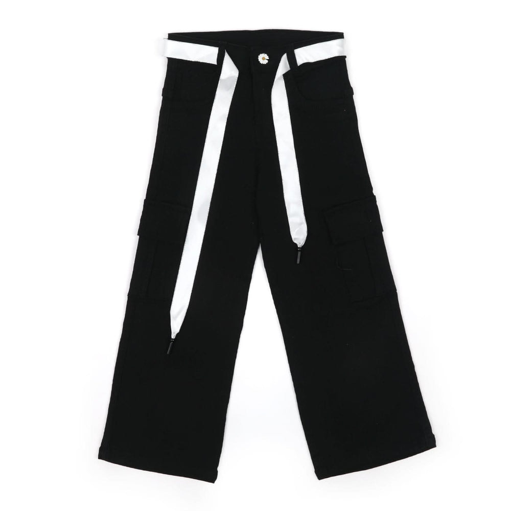 Girls Denim Pant - Black, Girls Pants & Capri, Chase Value, Chase Value