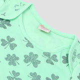 Newborn Girls Independence Romper - Green, Newborn Girls Rompers, Chase Value, Chase Value