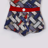 Girls Tight Half Sleeves Suit - Red, Girls Suits, Chase Value, Chase Value
