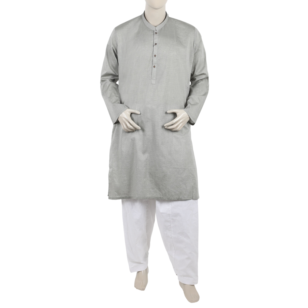 Eminent Men's Plain Kurta - Steel Grey, Men's Kurtas, Eminent, Chase Value