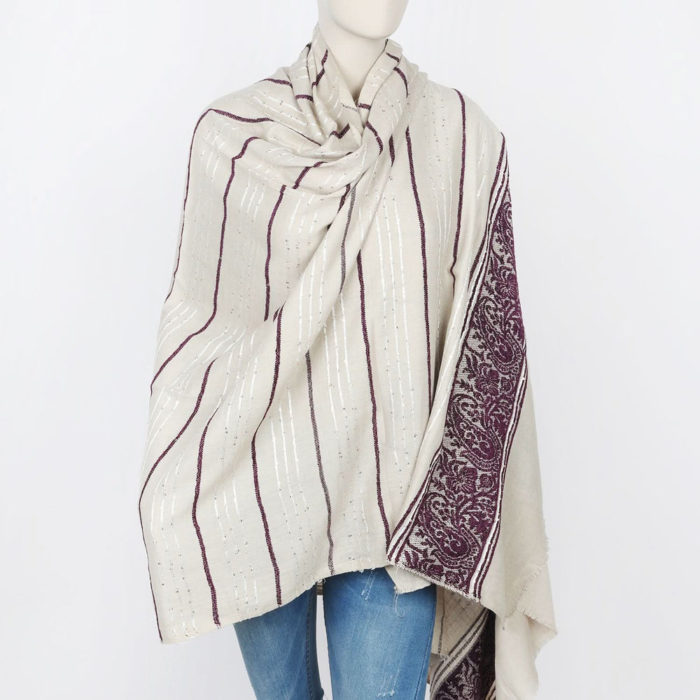 Women's Lining Shawl - Purple, Women Shawls & Scarves, Chase Value, Chase Value