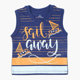 Eminent Newborn Boys Half Sleeves T-Shirt - Mid Blue, Newborn Boys Shirts & T-Shirts, Eminent, Chase Value