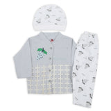 Newborn Girls Full Sleeves Suit - Light Blue, Newborn Girls Sets & Suits, Chase Value, Chase Value