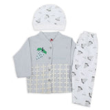 Newborn Girls Full Sleeves Suit - Light Blue, Newborn Girls Sets & Suits, Chase Value, Chase Value