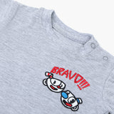 Eminent Newborn Boys Half Sleeves T-Shirt - Grey, Newborn Boys Shirts & T-Shirts, Eminent, Chase Value