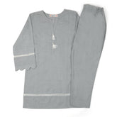 Girls Shalwar Suit - Blue, Girls Shalwar Kameez, Chase Value, Chase Value