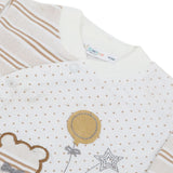 Newborn Girls Full Sleeves Romper - Brown, Newborn Girls Rompers, Chase Value, Chase Value